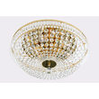 Plafoniera clasica cristal alama Aur 24k 6xE27/60W, Sheraton DLU-2327/6/55 Gold Orion